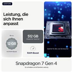 Motorola edge 70 smartphone 512 GB, 16.9 cm (6.67 palec), Gadget Gray, Android™ 16