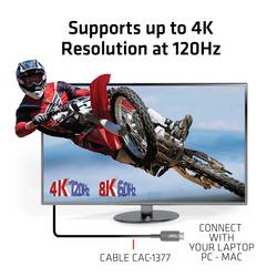 club3D HDMI kabel USB-C ® zástrčka 15 m černá CAC-1377 AOC (aktivní optický kabel) HDMI kabel