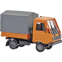 Busch 42253 H0 model nákladního vozidla Multicar M26 s Tritskou/Plane, oranžová