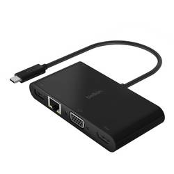 Belkin USB 2.0 adaptér [1x USB-C® - 5x HDMI®, RJ45, USB 3.0, USB-C®, VGA]