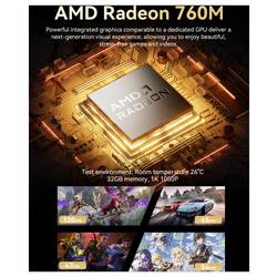 GMKtec mini PC (HTPC) M6 Ultra-1 AMD Ryzen 5 7640HS (16+1TB) AMD Ryzen 5 7640HS 5.0 GHz 16 GB RAM 1 TB SSD AMD Radeon™ 760M Win 11 Pro M6 Ultra-1 AMD Ryzen 5
