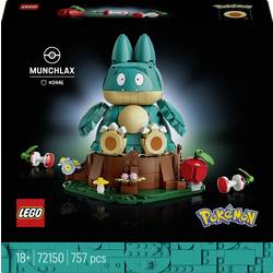 72150 LEGO® Pokémon Inokulace sestrojení, stavění a vypnutí videa; pohyblivý model; dárek pro dospělé hráče