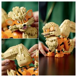 72160 LEGO® Pokémon Arkani; stavebnice; sestavitelná figurka s pohyblivými částmi těla; pohyblivá figurka Pokémon; detailní pokojová dekorace; sběrná hračka