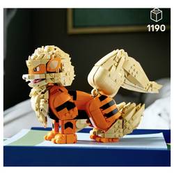 72160 LEGO® Pokémon Arkani; stavebnice; sestavitelná figurka s pohyblivými částmi těla; pohyblivá figurka Pokémon; detailní pokojová dekorace; sběrná hračka
