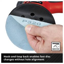 Einhell 492340 brusný papír pro excentrické brusky Zrnitost 80 (Ø x v) 125 mm x 13 cm 20 ks