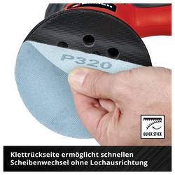 Einhell 492355 brusný papír pro excentrické brusky Zrnitost 180 (Ø x v) 125 mm x 13 cm 20 ks