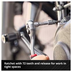 Einhell 372450 sada bitů, 61dílná, plochý, PH, PZ, profil T