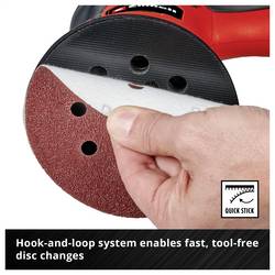 Einhell 492130 brusný papír pro excentrické brusky Zrnitost 120 (Ø x v) 125 mm x 13 cm 50 ks