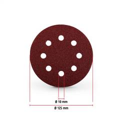 Einhell 492160 brusný papír pro excentrické brusky Zrnitost 40 (Ø x v) 125 mm x 13 cm 100 ks