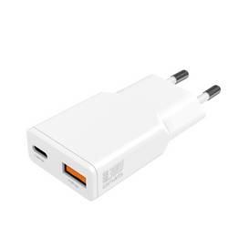 4Smarts USB nabíječka, GaN, USB Power Delivery (USB-PD) , USB A, USB-C®, 30 W, Dodávka energie, bílá