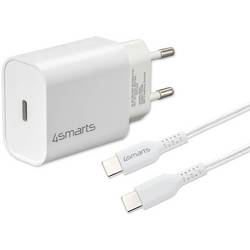 4Smarts USB nabíječka, USB Power Delivery (USB-PD) , USB-C®, 20 W, Dodávka energie, bílá