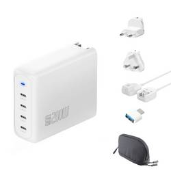 4Smarts USB nabíječka, GaN, USB Power Delivery (USB-PD) , USB-C®, 200 W, Dodávka energie, bílá