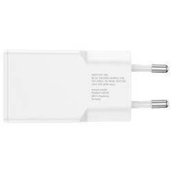 4Smarts USB nabíječka, GaN, USB Power Delivery (USB-PD) , USB-C®, Lightning, 20 W, Quick Charge 3.0, Dodávka energie, bílá