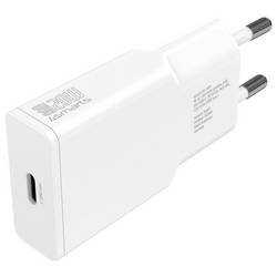 4Smarts USB nabíječka, GaN, USB Power Delivery (USB-PD) , USB-C®, Lightning, 20 W, Quick Charge 3.0, Dodávka energie, bílá