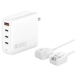 4Smarts USB nabíječka, GaN, USB Power Delivery (USB-PD) , 3x USB-C®, USB A, 100 W, Quick Charge, Dodávka energie, bílá