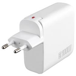 4Smarts USB nabíječka, GaN, USB Power Delivery (USB-PD) , 3x USB-C®, USB A, 100 W, Quick Charge, Dodávka energie, bílá
