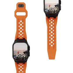 Urban Armor Gear Monarch Strap 42 mm, 44 mm, 45 mm, 46 mm, 49 mm oranžová, titanová černá Watch Ultra
