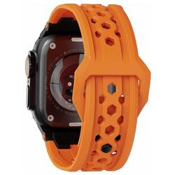 Urban Armor Gear Monarch Strap 42 mm, 44 mm, 45 mm, 46 mm, 49 mm oranžová, titanová černá Watch Ultra