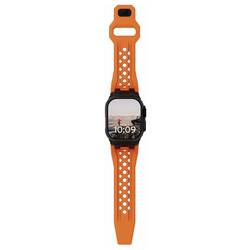 Urban Armor Gear Monarch Strap 42 mm, 44 mm, 45 mm, 46 mm, 49 mm oranžová, titanová černá Watch Ultra