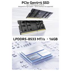 GMKtec mini PC (HTPC) K13 Intel® Core™ Ultra 7 256V Intel® Core™ Ultra 7 256V 4.8 GHz 16 GB RAM 512 GB SSD Intel Arc™ Win 11 Pro K13 Intel® Core™ Ultra 7 256V