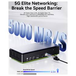 GMKtec mini PC (HTPC) K13 Intel® Core™ Ultra 7 256V Intel® Core™ Ultra 7 256V 4.8 GHz 16 GB RAM 512 GB SSD Intel Arc™ Win 11 Pro K13 Intel® Core™ Ultra 7 256V