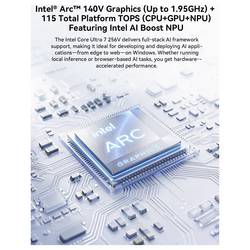GMKtec mini PC (HTPC) K13 Intel® Core™ Ultra 7 256V Intel® Core™ Ultra 7 256V 4.8 GHz 16 GB RAM 512 GB SSD Intel Arc™ Win 11 Pro K13 Intel® Core™ Ultra 7 256V