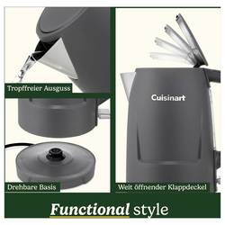 Cuisinart JK1200E rychlovarná konvice, bez BPA, Kamenná šedá, JK1200E