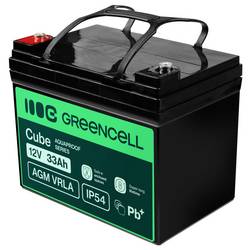 Green Cell GC-AGM12V33AH-J olověný akumulátor olověný se skelným rounem 33 Ah 12 V 1 ks