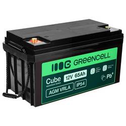 Green Cell GC-AGM12V65AH-J olověný akumulátor olověný se skelným rounem 1 ks
