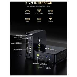 GMKtec mini PC (HTPC) M6 Ultra-3 AMD Ryzen 5 7640HS (32+1TB) AMD Ryzen 5 7640HS 5.0 GHz 32 GB RAM 1 TB SSD AMD Radeon™ 760M Win 11 Pro M6 Ultra-3 AMD Ryzen 5