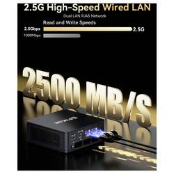 GMKtec mini PC (HTPC) M6 Ultra-3 AMD Ryzen 5 7640HS (32+1TB) AMD Ryzen 5 7640HS 5.0 GHz 32 GB RAM 1 TB SSD AMD Radeon™ 760M Win 11 Pro M6 Ultra-3 AMD Ryzen 5