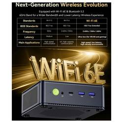 GMKtec mini PC (HTPC) M6 Ultra-3 AMD Ryzen 5 7640HS (32+1TB) AMD Ryzen 5 7640HS 5.0 GHz 32 GB RAM 1 TB SSD AMD Radeon™ 760M Win 11 Pro M6 Ultra-3 AMD Ryzen 5