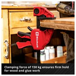 Einhell 930121 jednoruční svorka Rozpětí (max.):600 mm Vnější délka: 89.5 mm