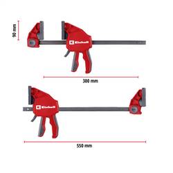 Einhell 930120 jednoruční svorka Vnější délka: 59 mm