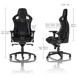 Noblechairs EPIC herní židle černá, modrá
