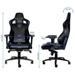 Noblechairs EPIC herní židle černá, modrá