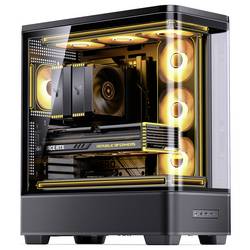 Jonsbo TK-5 midi tower PC skříň černá boční okno