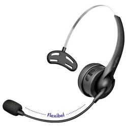 LogiLink BT0075 sluchátka otevřená (On Ear) Bluetooth® černá