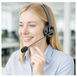 LogiLink BT0075 sluchátka otevřená (On Ear) Bluetooth® černá
