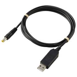 VOLTCRAFT USB měnič napětí, DC/DC měnič, s DC adaptérem, Dutá zástrčka: 5,5 x 2.1 mm., Černá
