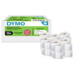 DYMO etikety v roli 19 x 51 mm papír thermodirekt bílá 12 role přemístitelné 2234186 víceúčelové etikety