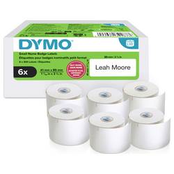 DYMO etikety v roli 89 x 41 mm papír thermodirekt bílá 6 role přemístitelné 2234187 Typové štítky