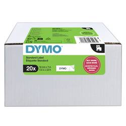 DYMO D1-Bänder páska do štítkovače sada 20 ks Barva pásky: bílá Barva písma: černá 12 mm 7 m