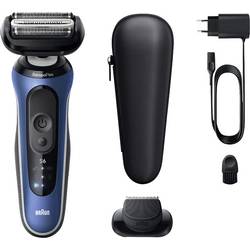 Braun 62-B1200s Series 6 holicí strojek na tvář omyvatelný modrá