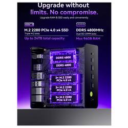 GMKtec mini PC (HTPC) K15 Intel® Core™ Ultra 5 125U Intel® Core™ Ultra 5 125U 4.3 GHz 16 GB RAM 1 TB SSD Intel Grafika Win 11 Pro K15