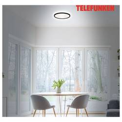 Telefunken 321605TF 321605TF stropní osvětlení do koupelny Energetická třída (EEK2021): E (A - G) 18 W neutrální bílá černá
