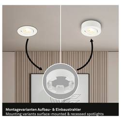 Briloner 7990016 vestavné svítidlo LED Energetická třída (EEK2021): F (A - G) teplá bílá bílá