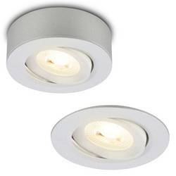 Briloner 7990014 vestavné svítidlo LED Energetická třída (EEK2021): F (A - G) teplá bílá chrom (matný)