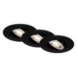 Briloner 7602035 7602035 vestavné svítidlo, třída F (A - G), LED, LED, 4.9 W, černá