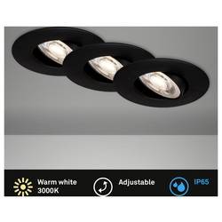 Briloner 7602035 7602035 vestavné svítidlo, třída F (A - G), LED, LED, 4.9 W, černá